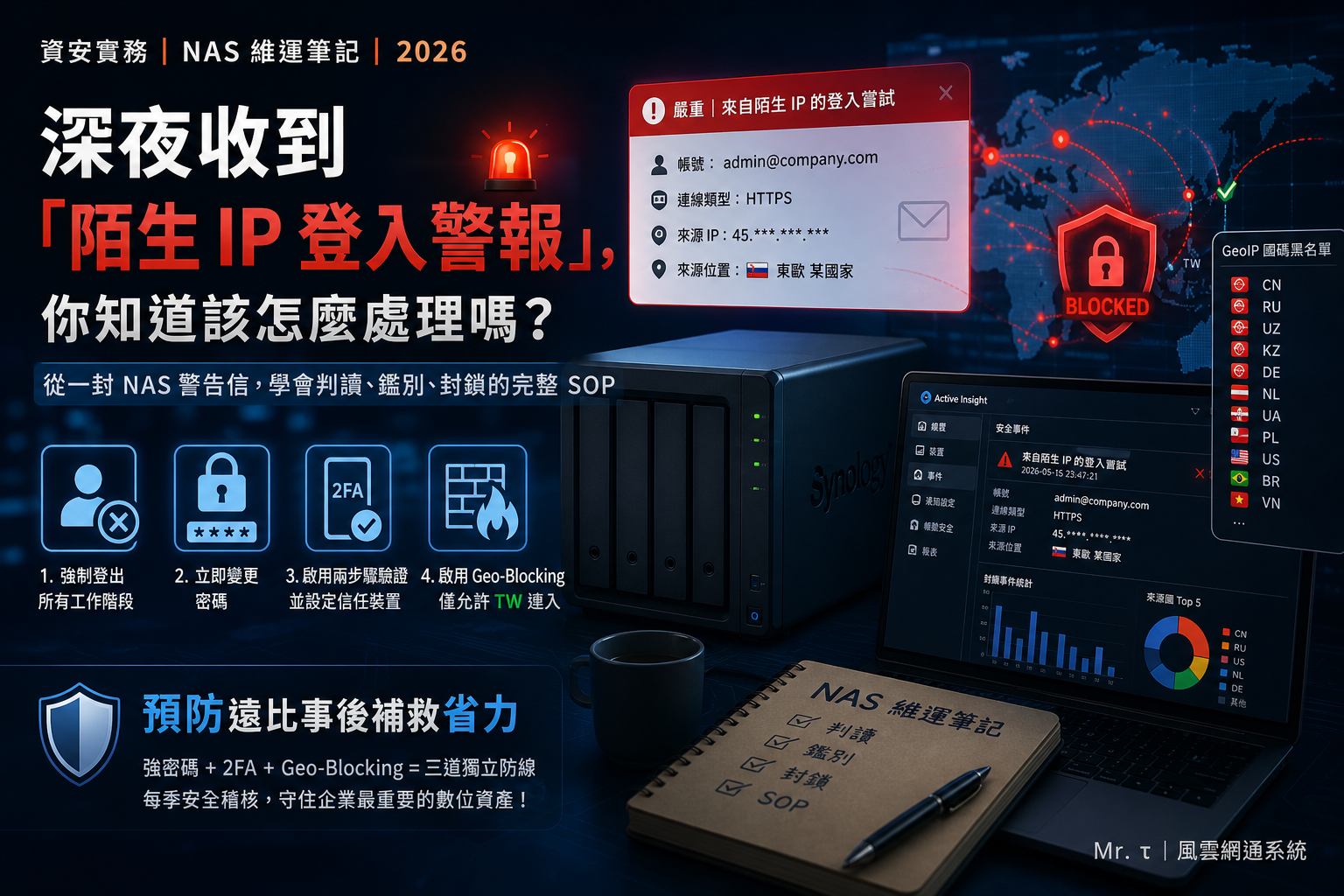 Synology Active Insight 警告通知