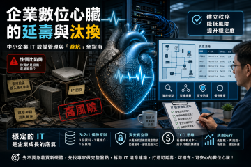 企業數位心臟的延壽與汰換：中小企業 IT 設備管理與「避坑」全指南