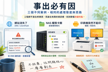 三個不同案例，相同的處理態度與思路