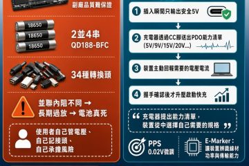插上去它自己就知道要幾伏——Type-C 的電力自動協商機制